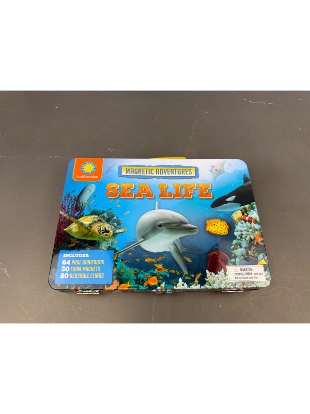 Smithsonian Magnetic Adventures Sea Life Set With Guidebook & Reusable Clings